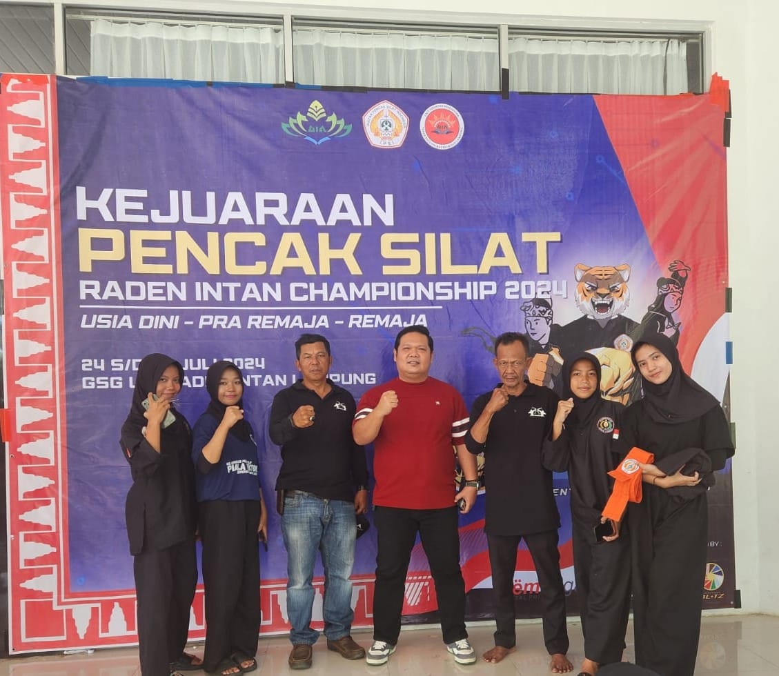 Atlet Pencak Silat Asuhan Pandawa Lampung Berhasil Sabet 6 Mendali Pialah Rektor UIN