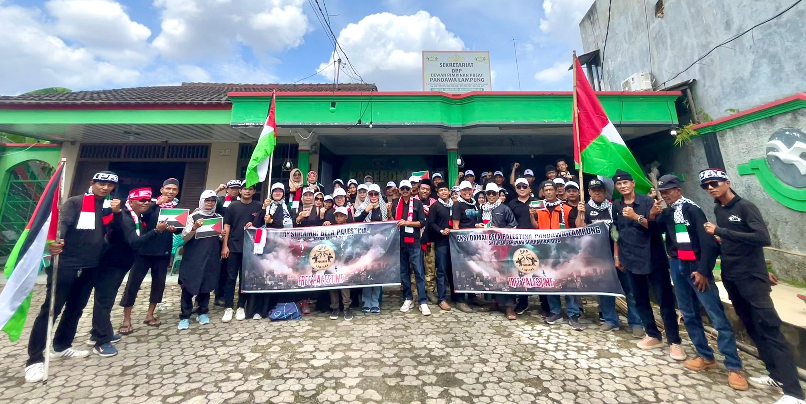 Pandawa Lampung dan kwri bandar Lampung ikut bela palestina jilid III