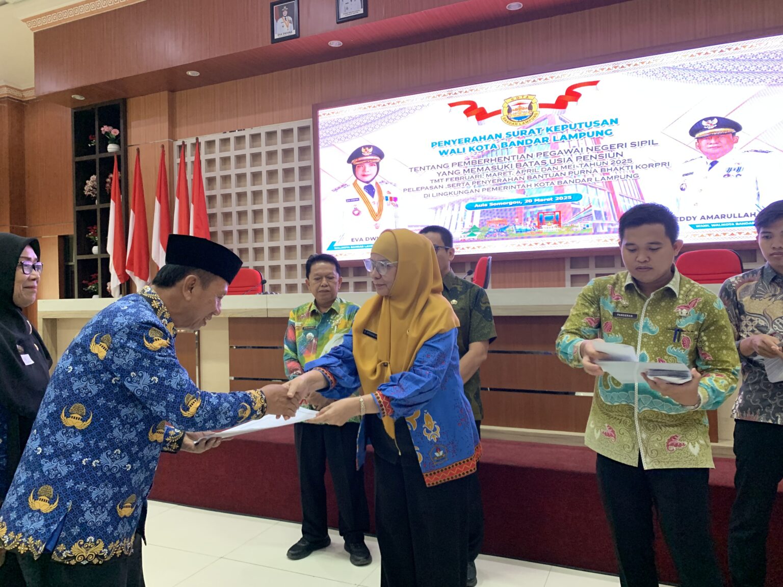 Pemkot Bandarlampung Lepas 121 PNS Purna Bakti