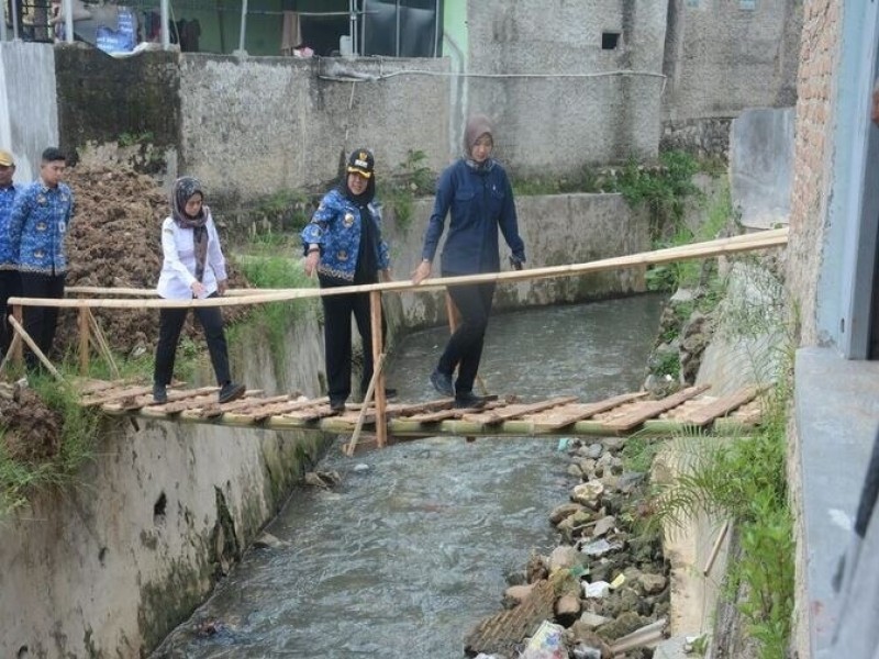 Cegah Banjir & Lancarkan Akses Warga, WaliKota Tinjau Pembangunan Jembatan Ridwan Rais