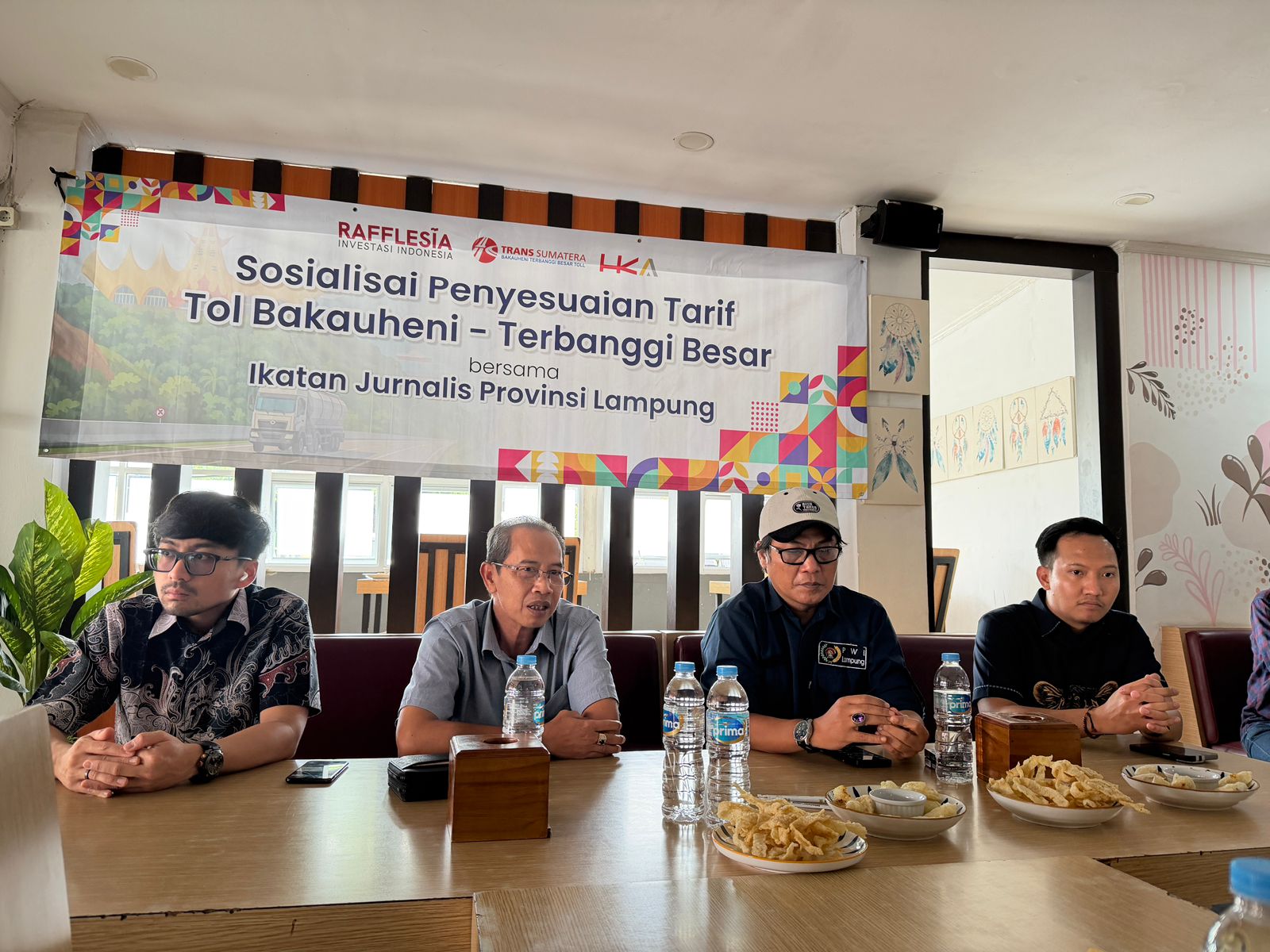 Kolaborasi BTB dan IJP Lampung, Sosialisasi Penyesuaian Tarif Tol