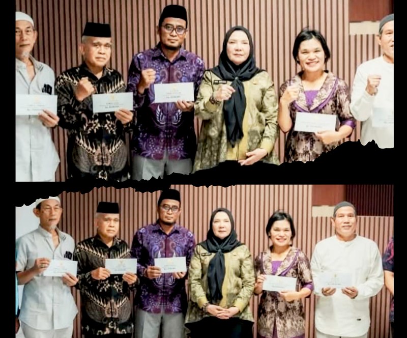 Simbol Toleransi, Walikota Eva Dwiana Kucurkan Dana Hibah Rp400 Juta untuk Masjid dan Gereja di Bandar Lampung