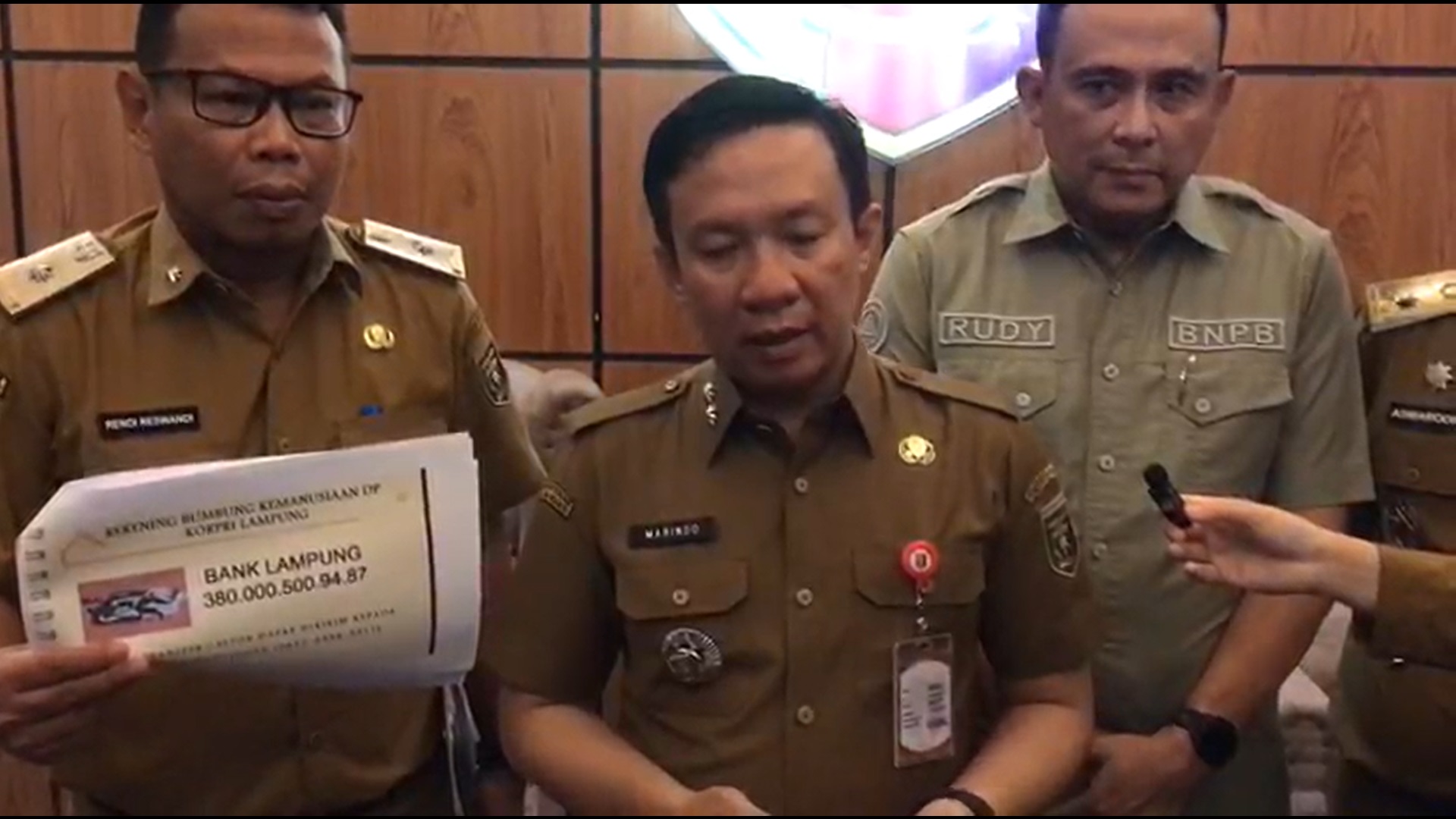 Pemprov Lampung Ajak ASN dan Masyarakat Berdonasi bagi Korban Banjir