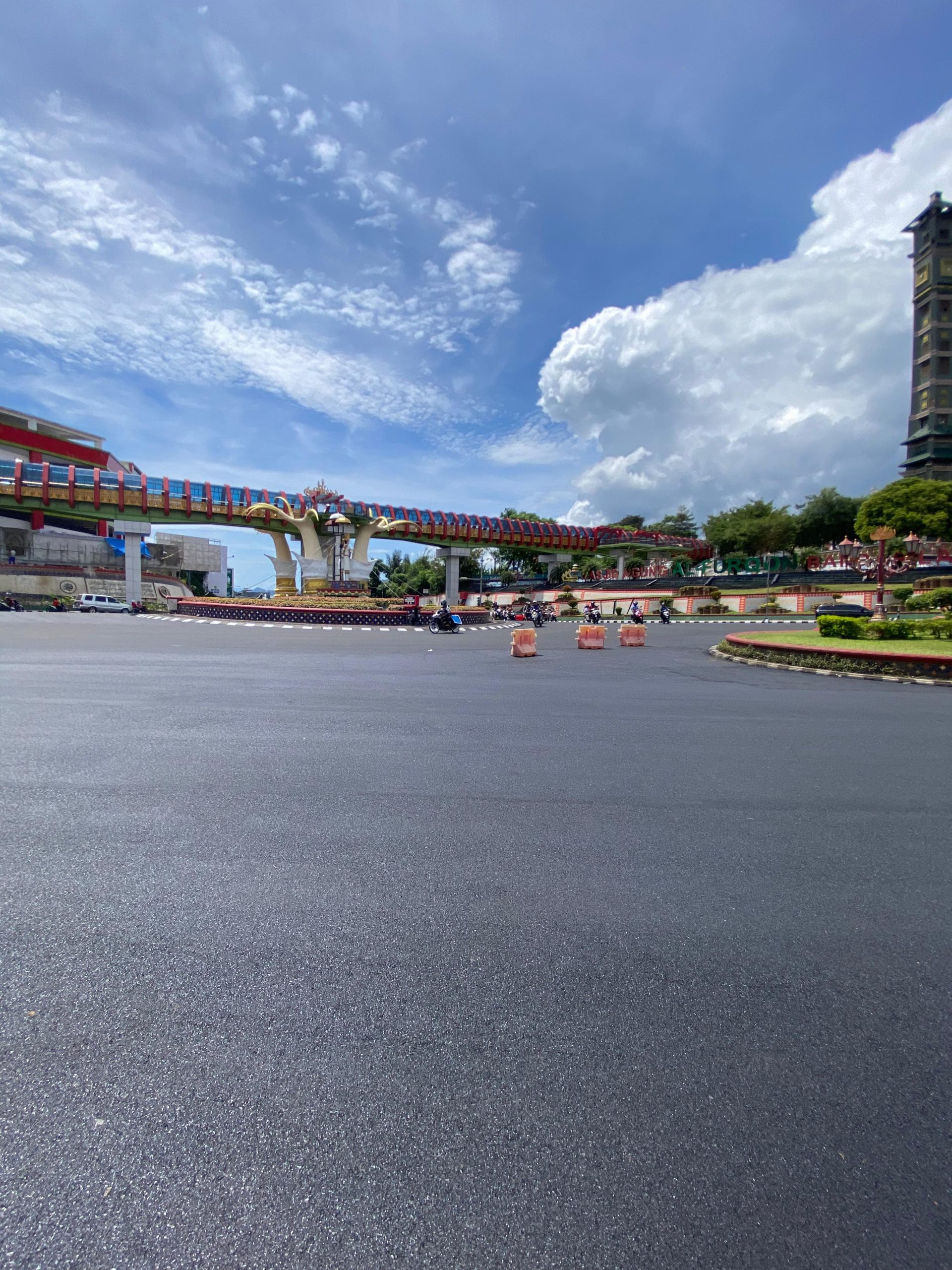 Ikon Baru Bandar Lampung! Proyek ‘Wajah Cantik’ JPO Siger Milenial Rampung Akhir Desember