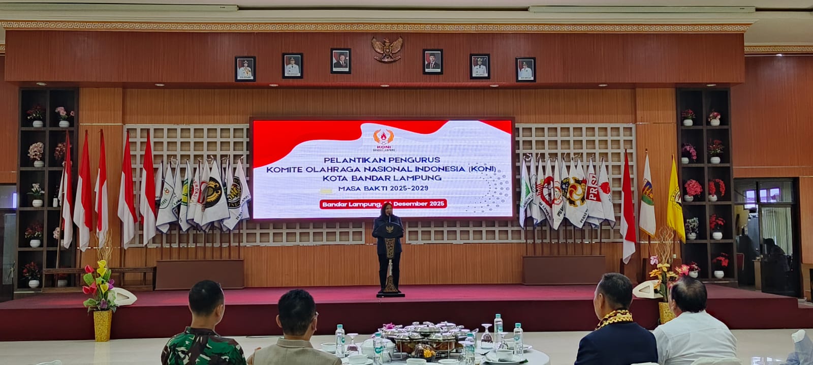 Pengurus KONI Bandar Lampung 2025 – 2029 Resmi Dilantik, Fokus Siapkan Porprov 2026