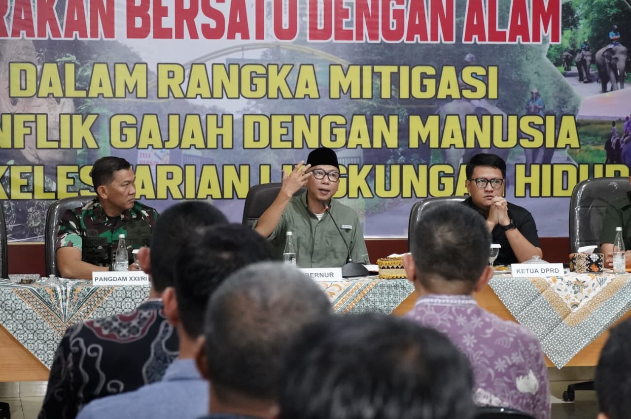 Konflik Gajah Way Kambas Masuk Radar Dunia: Gubernur Siapkan Pagar Permanen 70 KM!