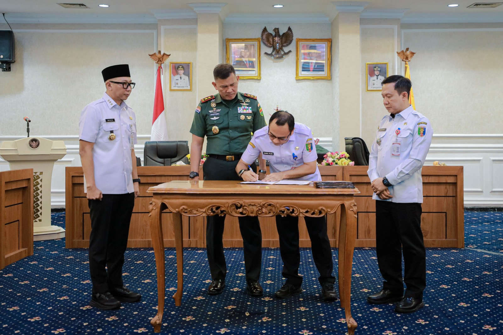 Penandatanganan Naskah Perjanjian Hibah Daerah Perkuat Sinergi Pemprov Lampung dan Forkopimda