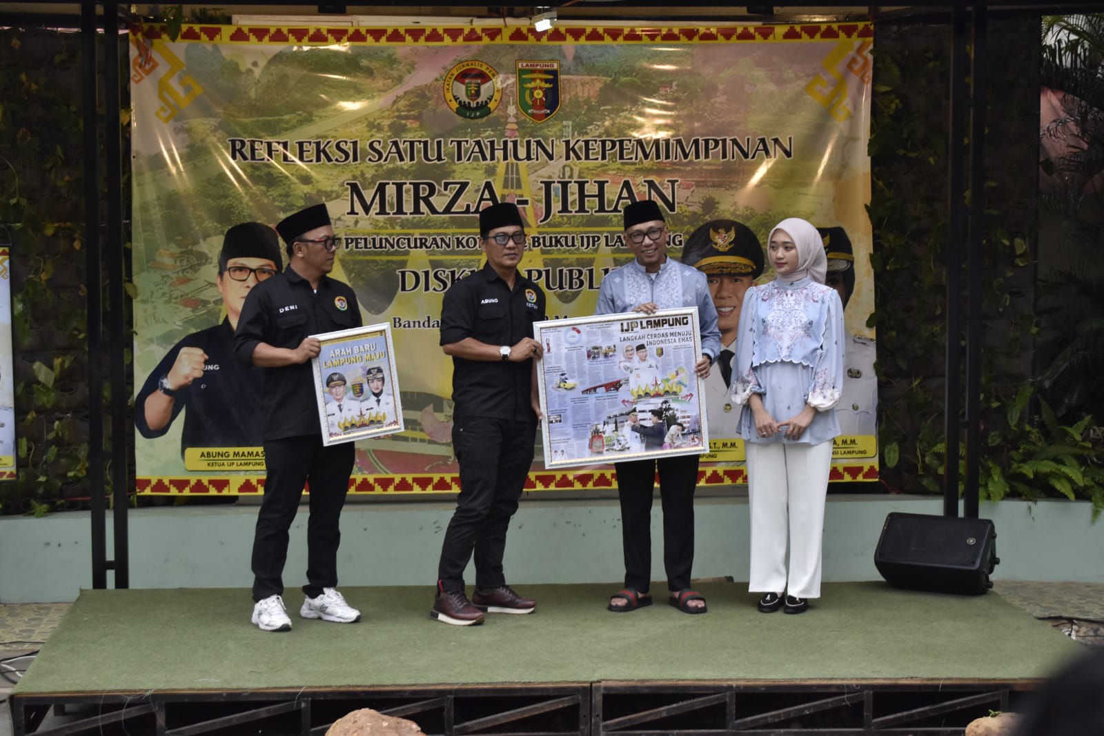 Langkah Cerdas IJP Lampung: Abadikan Jejak Pembangunan Mirza-Jihan Lewat Karya Literasi