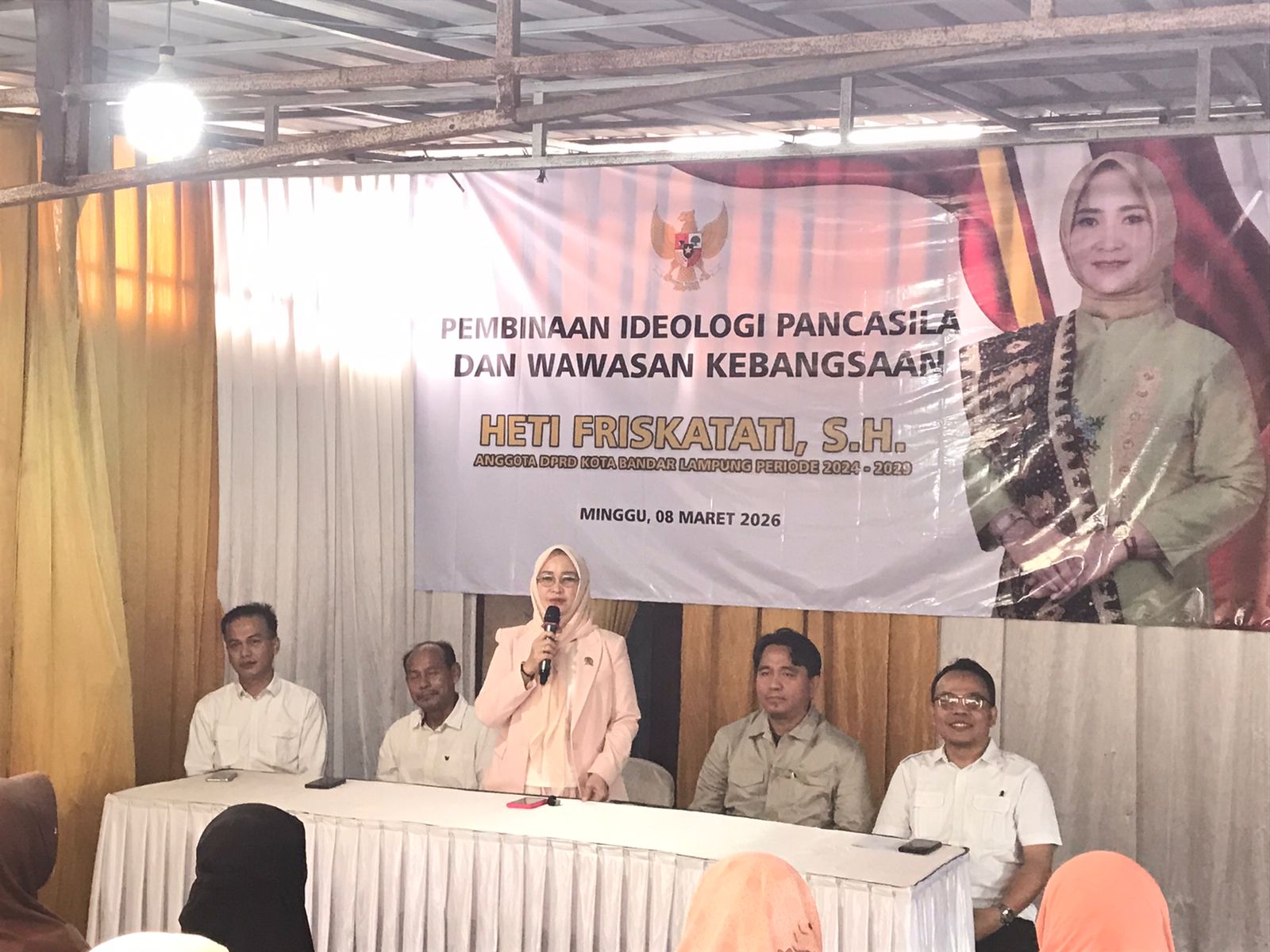 Bawa Semangat Pancasila ke Langkapura, Heti Friskatati: “Gotong Royong Itu Napas Kita!”