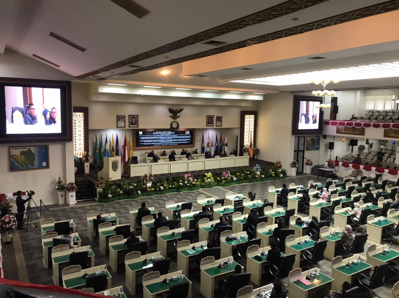 Paripurna Perdana DPRD Lampung Usai Lebaran Sepi, 43 Anggota Absen