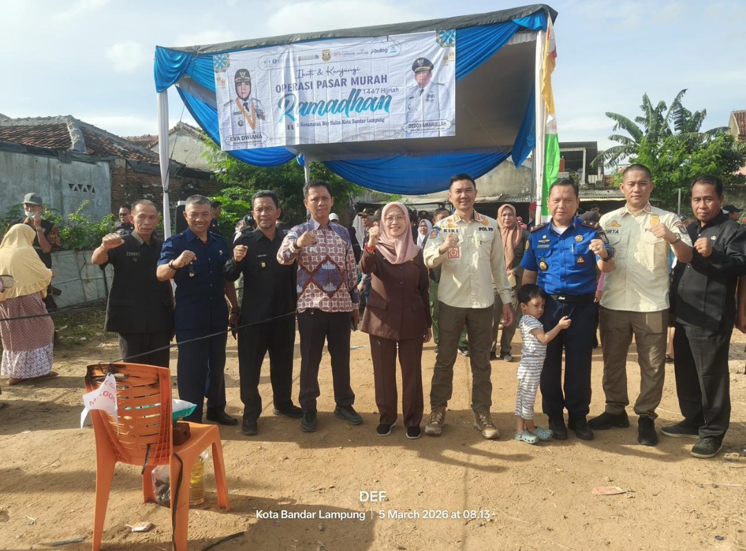 Kabar Gembira! Pemkot Bandarlampung Guyur Subsidi Rp400 Juta Melalui Pasar Murah di 20 Kecamatan