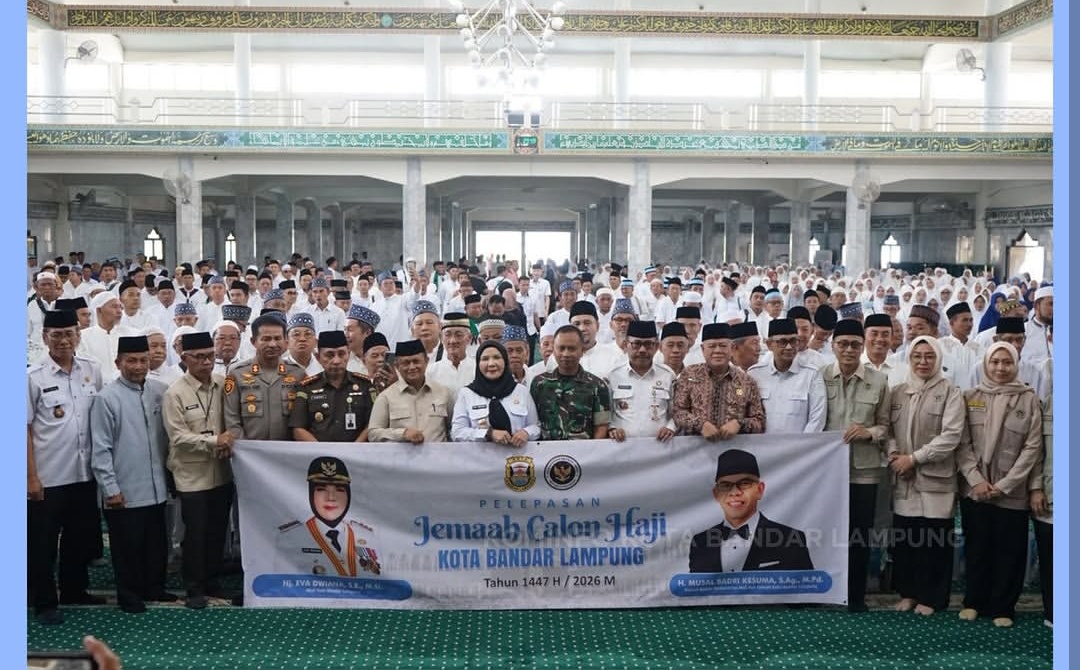 Bunda Eva Apresiasi Kerja Cepat Bagian Kesra dalam Kawal Keberangkatan Jemaah Haji Bandar Lampung