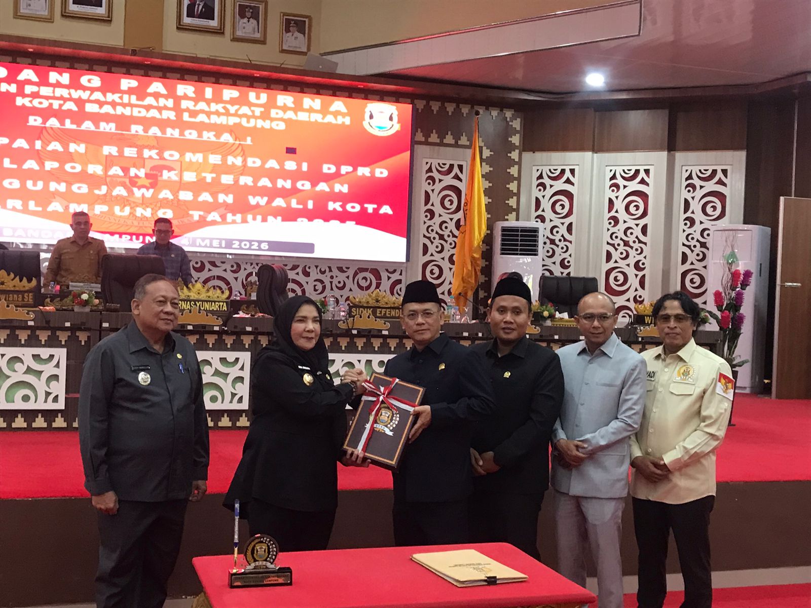 Wali Kota Bandar Lampung Sampaikan Apresiasi atas Rekomendasi DPRD terhadap LKPJ 2025