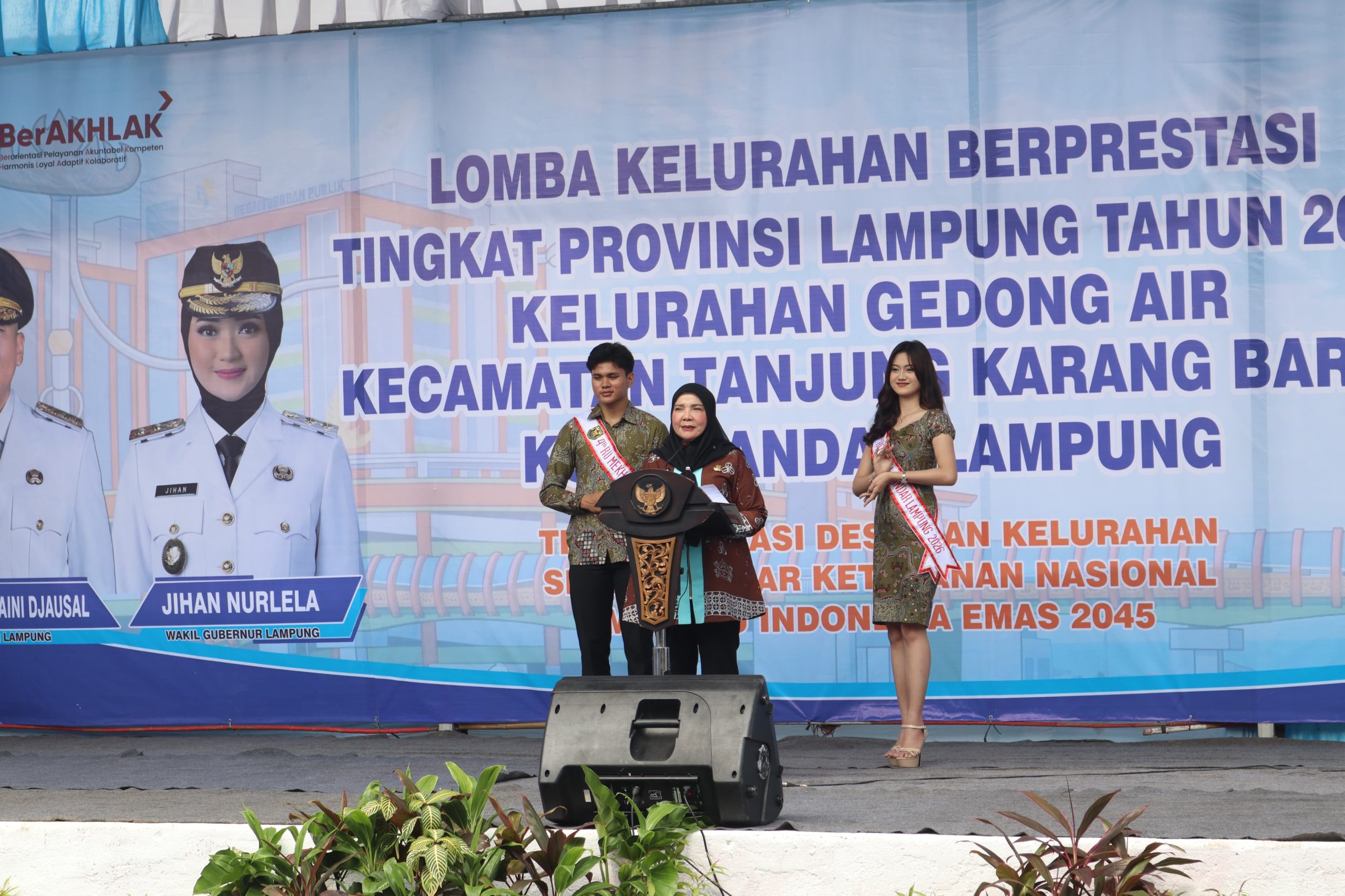 Bunda Eva Optimis Gedong Air Bisa Wakili Lampung di Lomba Kelurahan Tingkat Nasional 2026