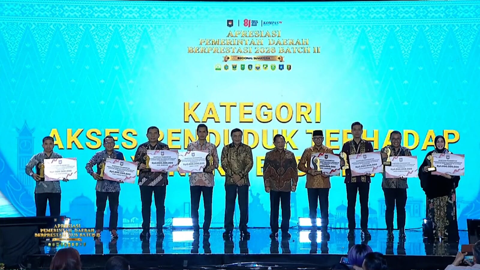 Lampung Borong 4 Penghargaan di Ajang Apresiasi Kemendagri, Pendidikan & 3 Juta Rumah Jadi Sorotan