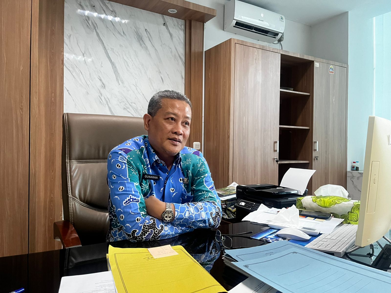 Gunawan: Dampak Abu GAK ke Pajak Parkir Belum Signifikan, Mudah-Mudahan Cepat Pulih